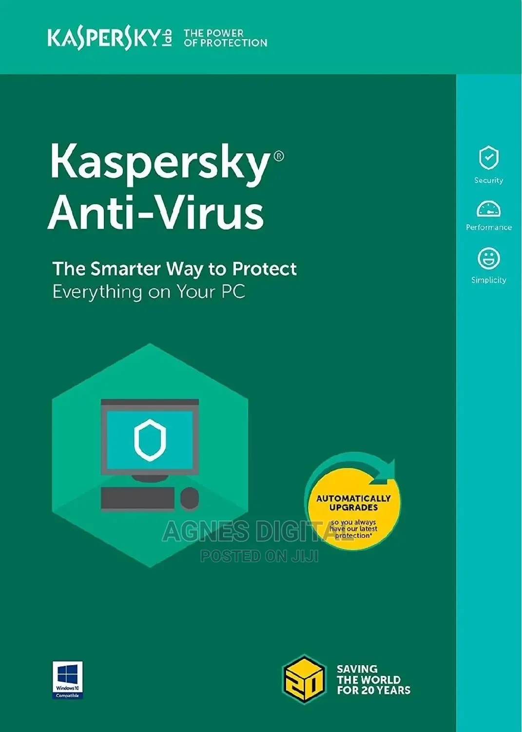 Kaspersky Antivirus 2026 3pc 1 Year Global Key