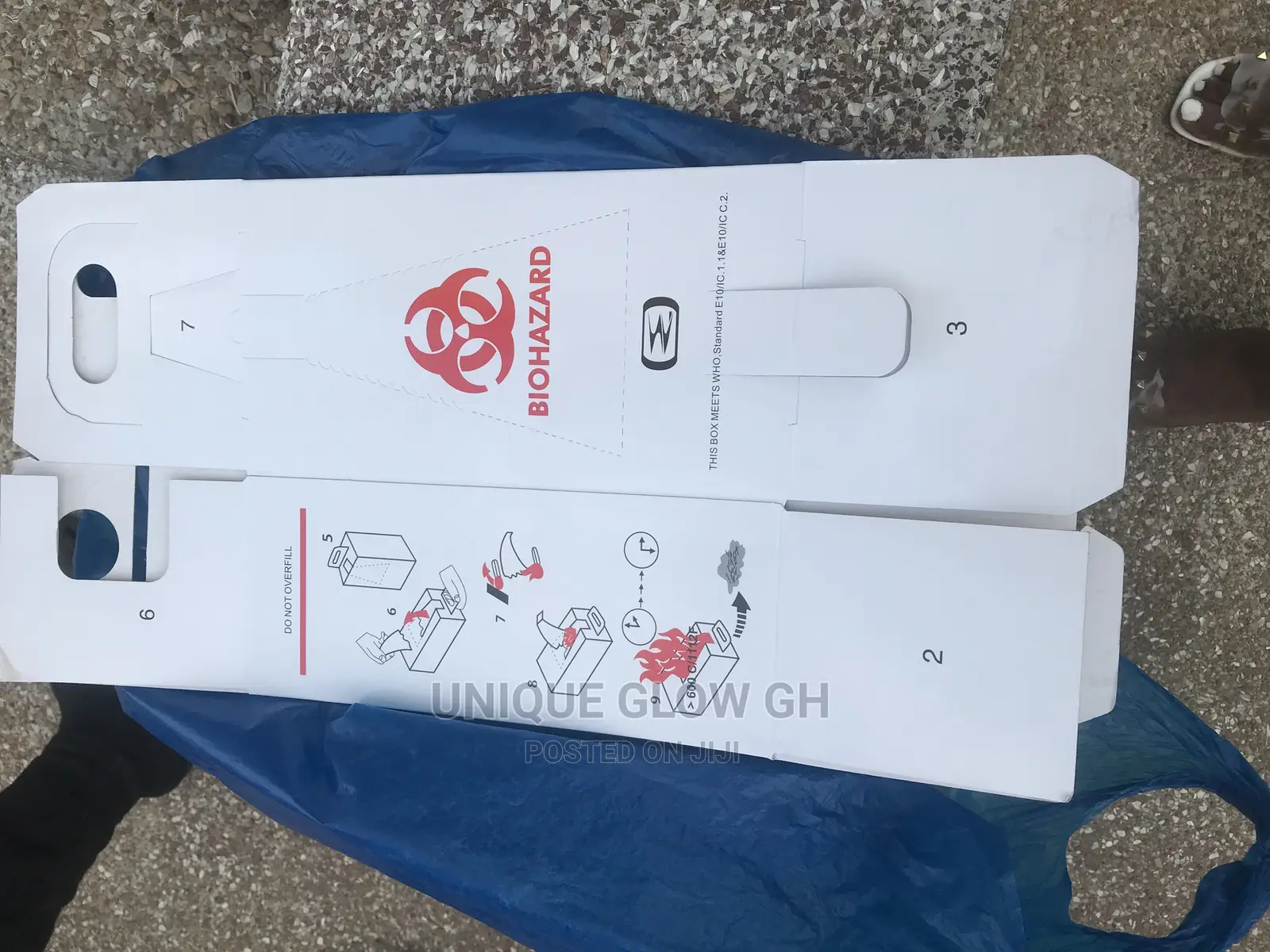 5L SB - 005 Safety Box for Used Needles/Syringes Bioharzard