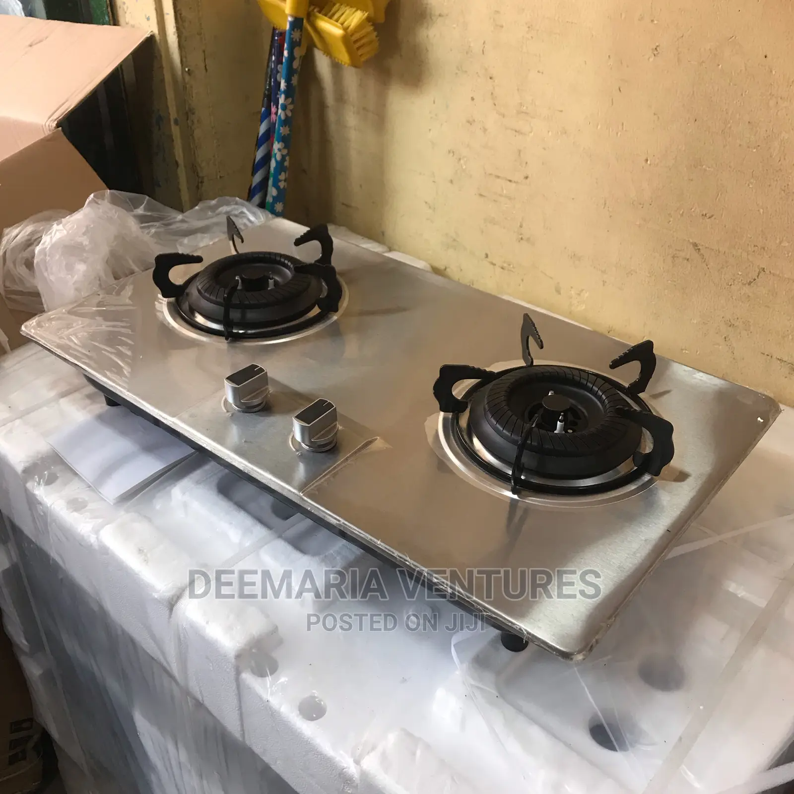 AYGAZ Built in 2 Burner Auto Ignition Stainless Top Gas Hob