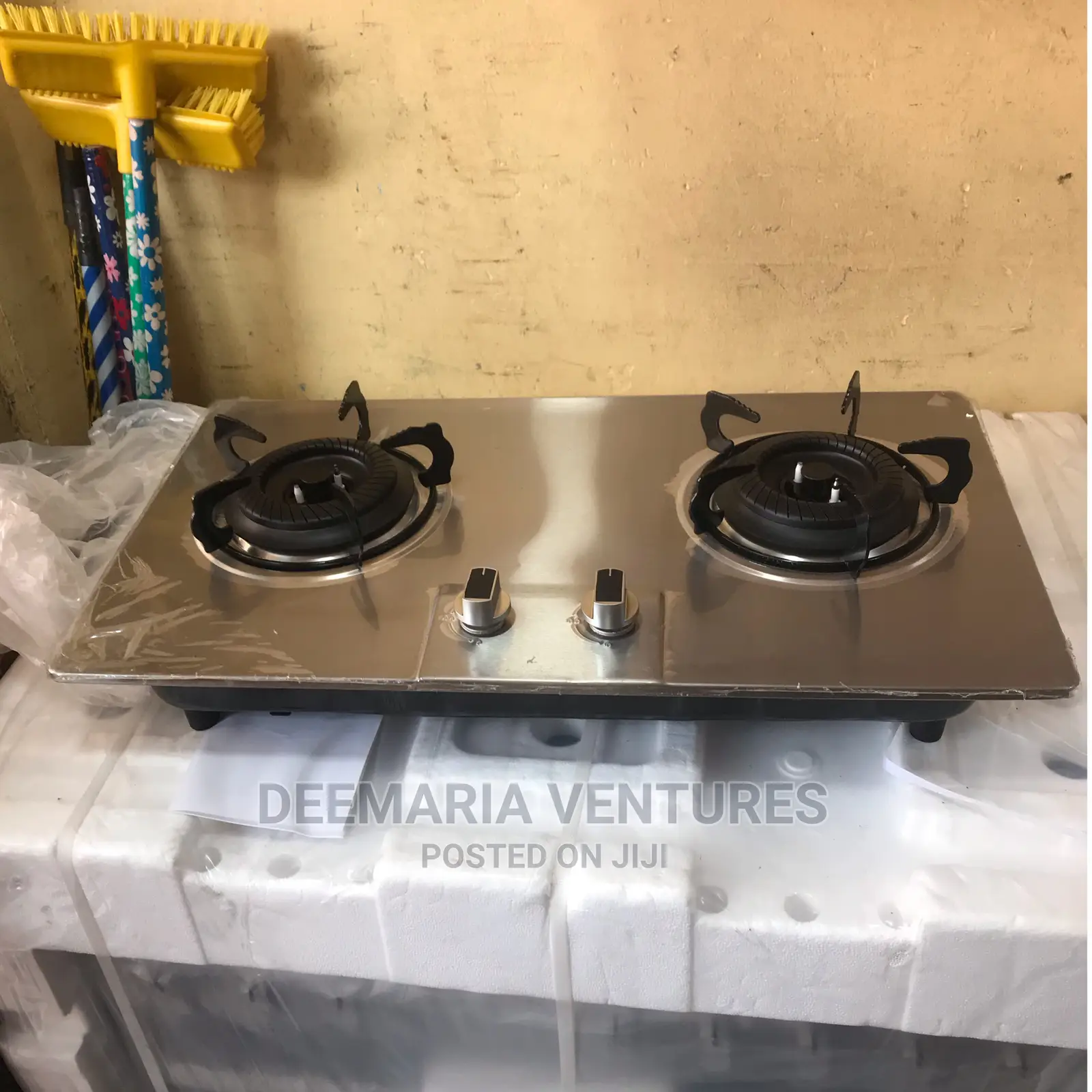 AYGAZ Built in 2 Burner Auto Ignition Stainless Top Gas Hob