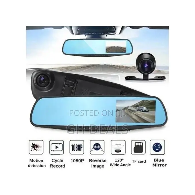 1080p Hd Lens Car Digital Video Recorder Camera Monitor Dash