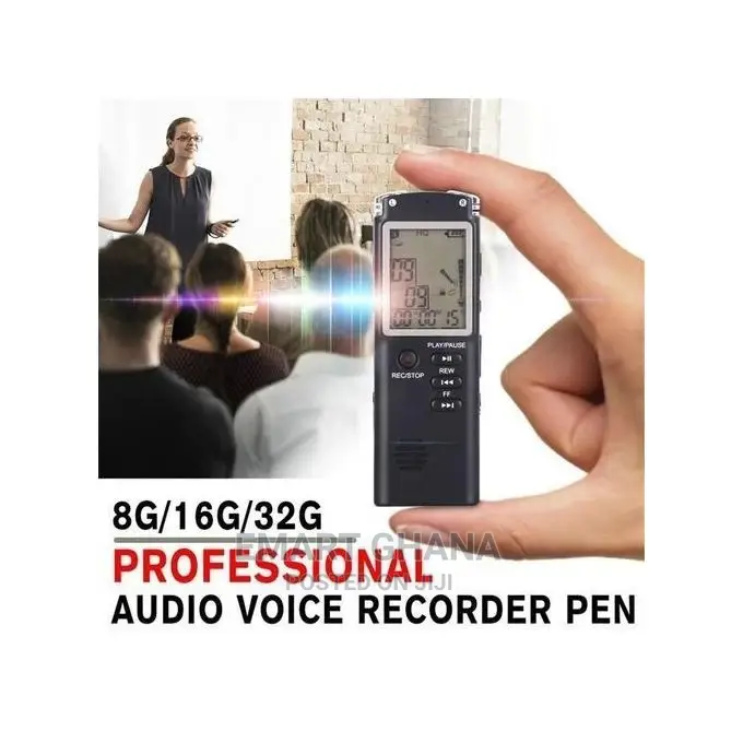 8G Rechargeable Recording Pen Digital Voice Recorder Audio