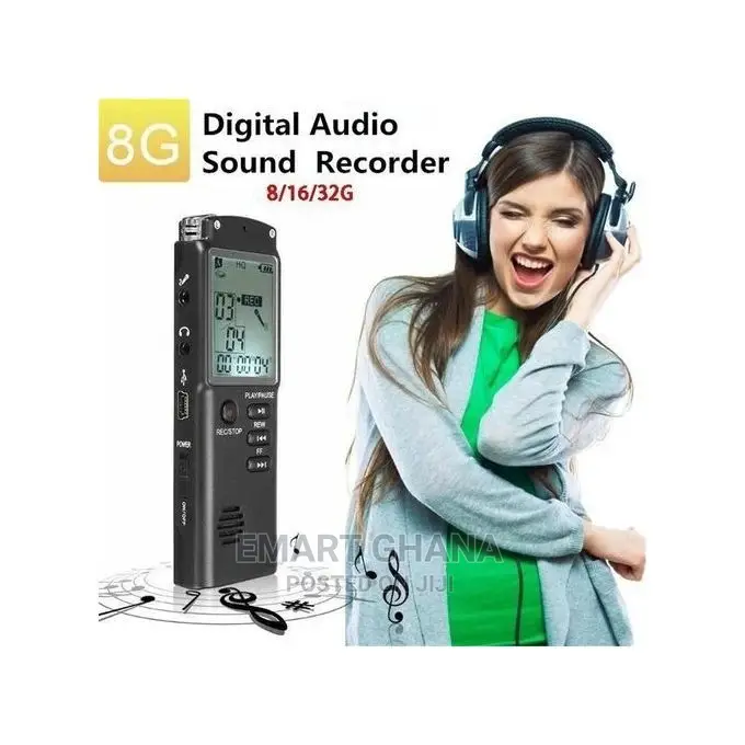 8G Rechargeable Recording Pen Digital Voice Recorder Audio