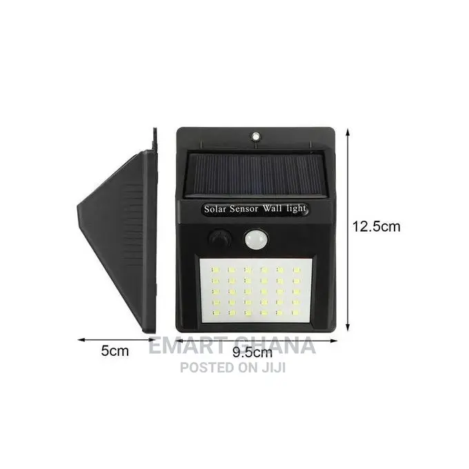 30 LED Solar Powered Wall Light Sensor Outdoor Security Lamp
