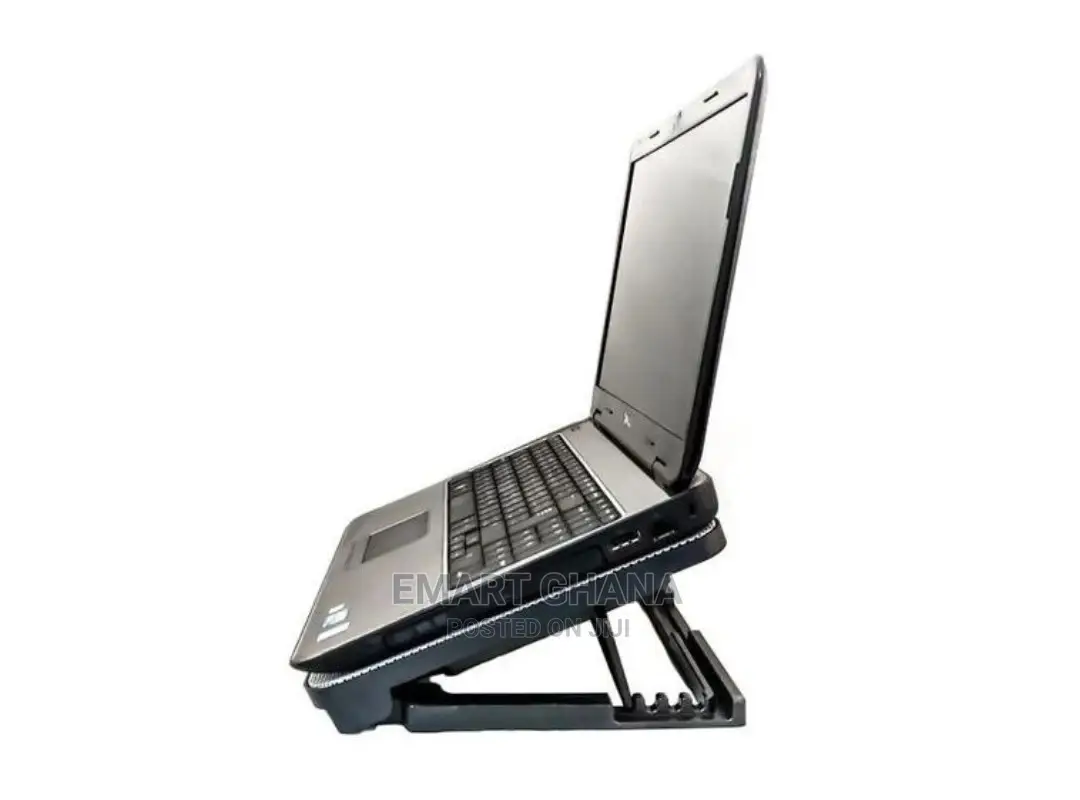 Laptop Cooler With Stand - Black