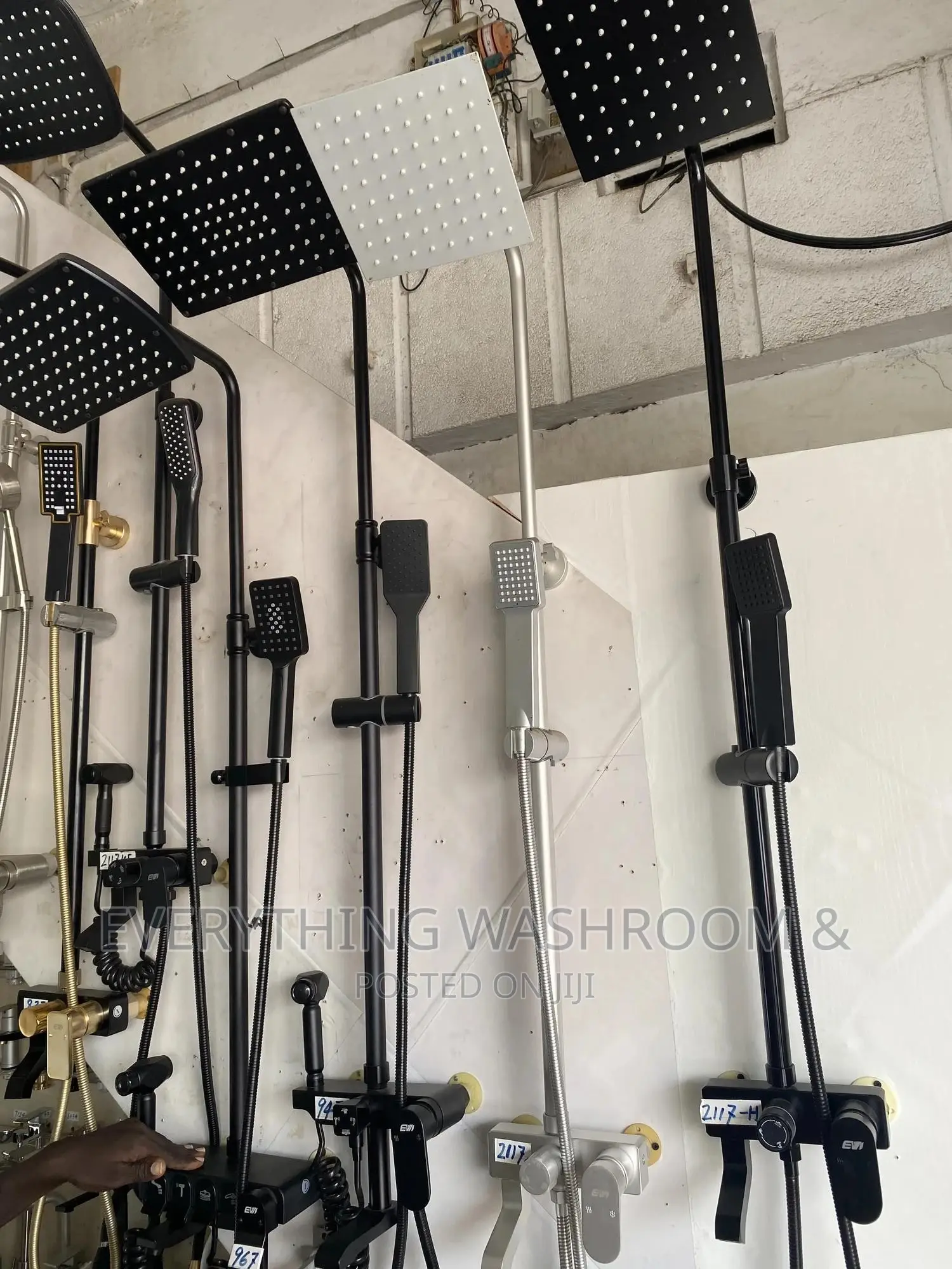 Combined Showers(3in1)-Shower Mixer-Standing Shower Complete