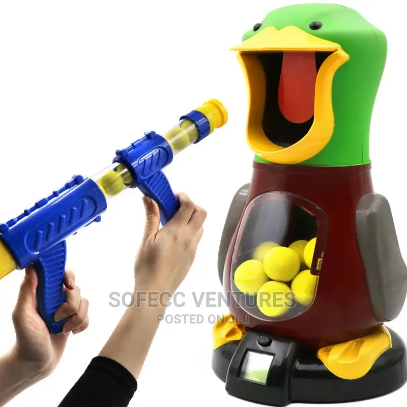 Children Shooting Battle With Soft Pinballs