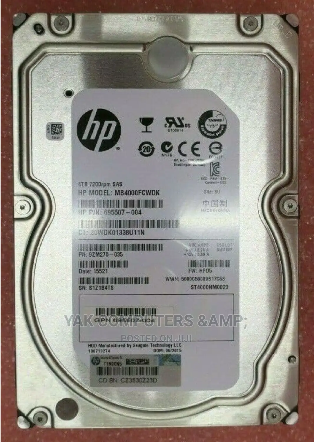 4tb WD Nas Ware 3.0 Desktop HDD