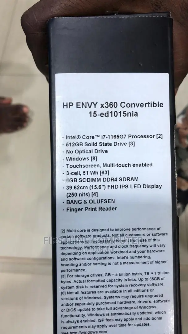 New Laptop HP Envy 15 16GB Intel Core I7 SSD 512GB