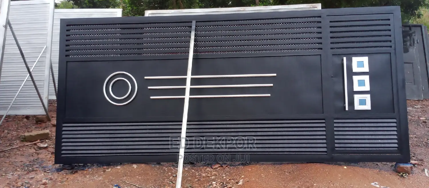 Dark Gray Sliding Gate