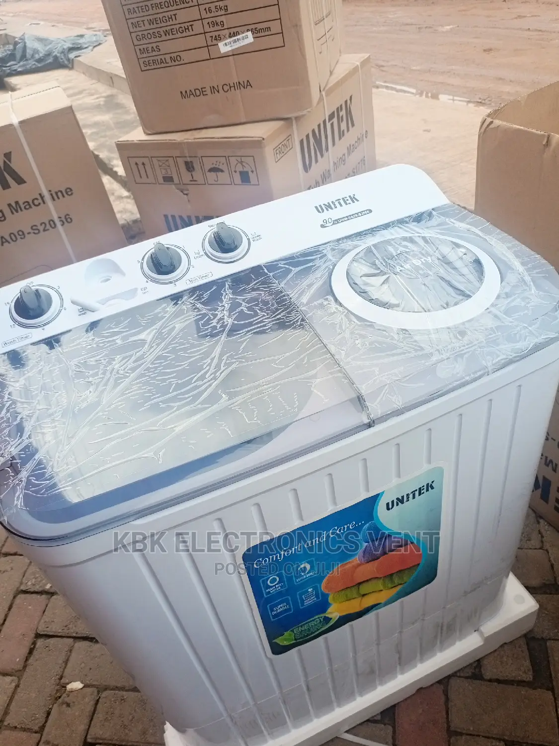 Unitek 9KG Twin Tub Washing Machine