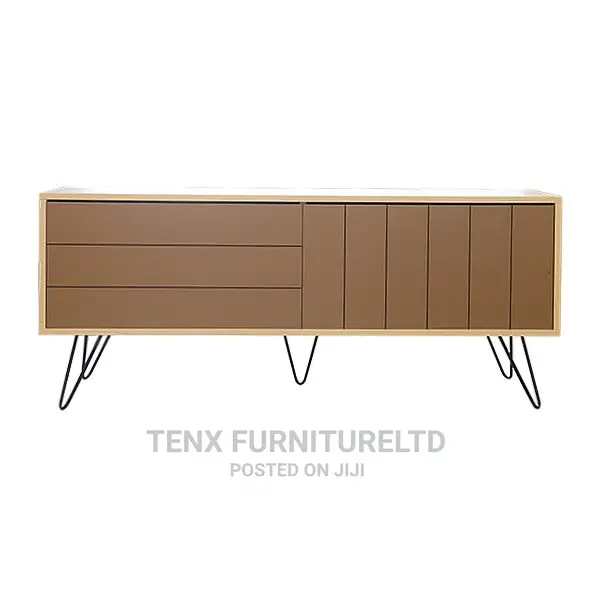 TV Stand (With Metal Legs) Elegant