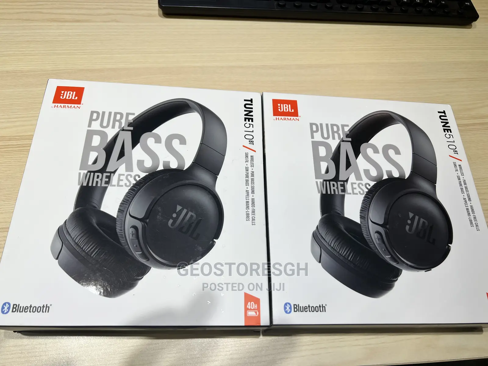 JBL Tune 510bt Wireless on-Ear Headphones With Pure Bass