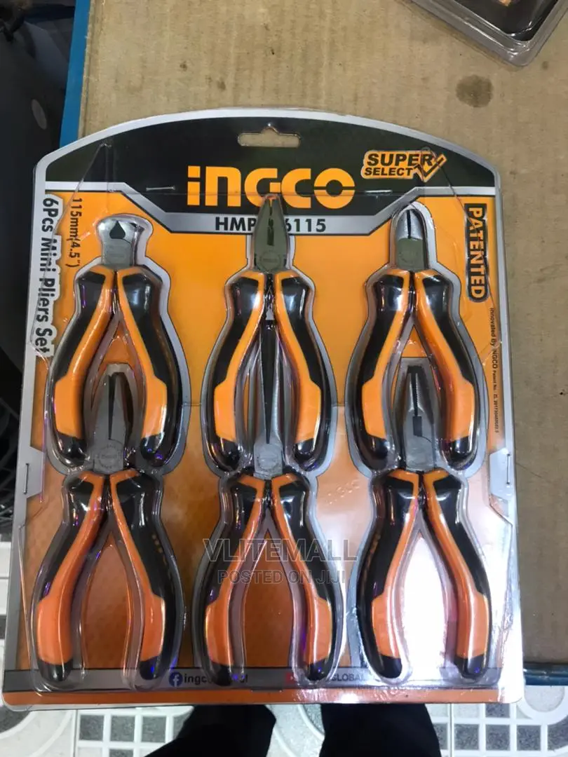 6 Pieces Mini Plier Set