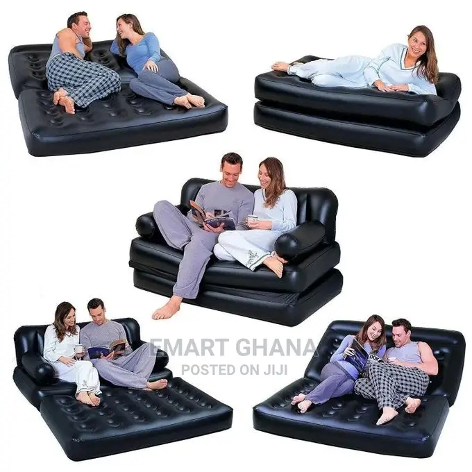 Bestway Inflatable Sofa Air Bed With Pump - Black