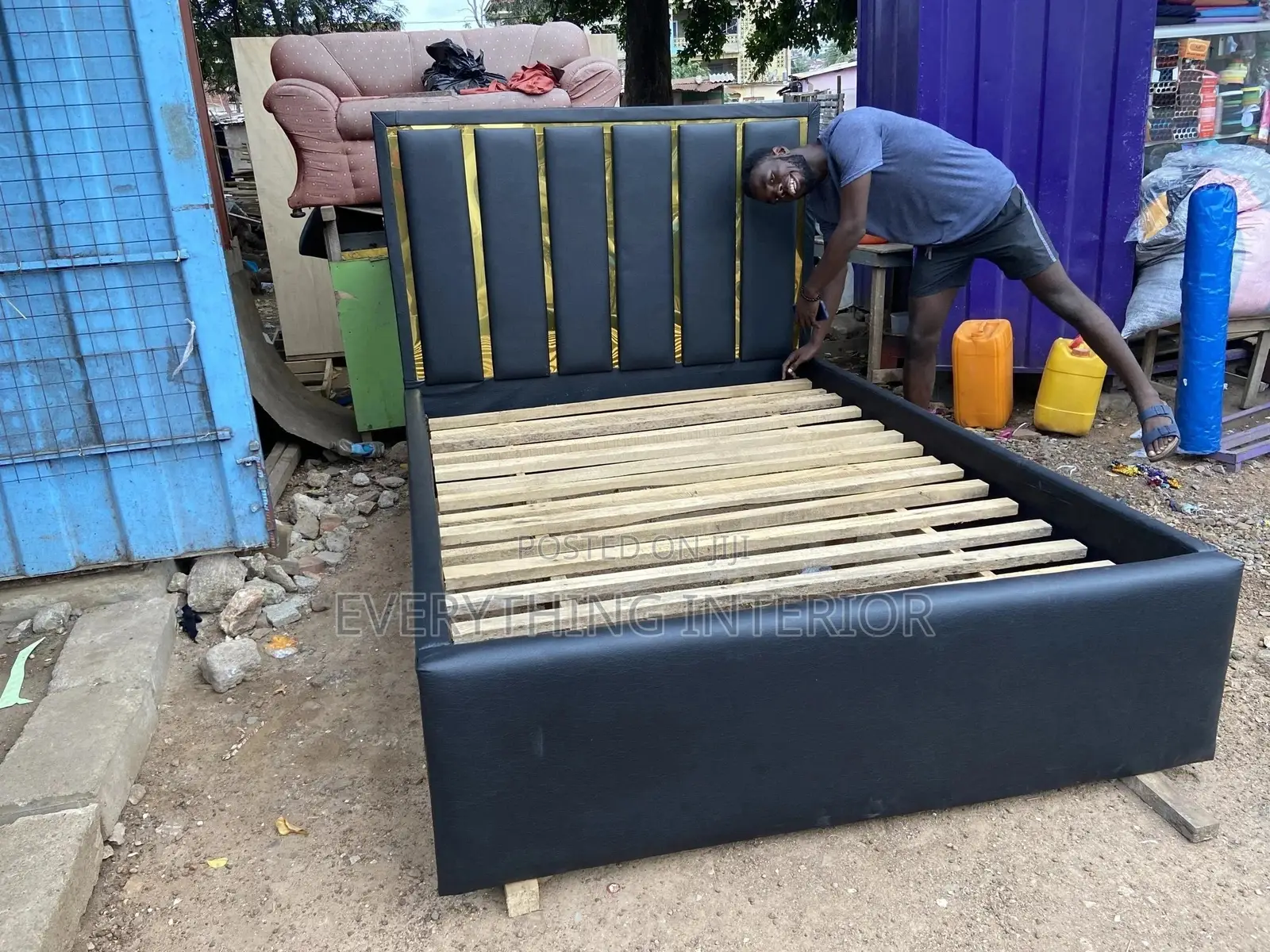 Queen Size Double Bed 60 by 80 for Sale