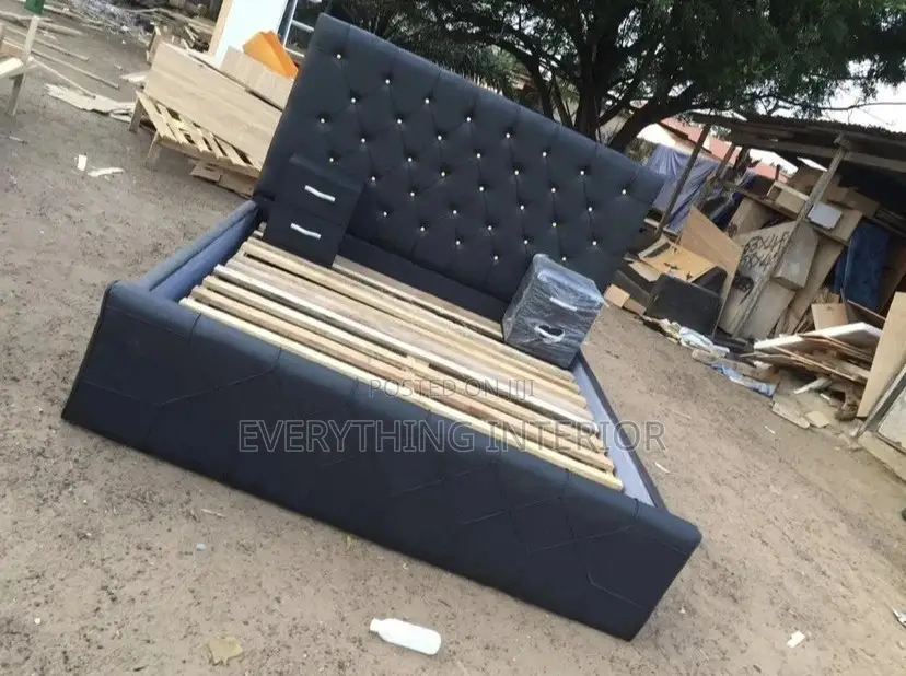Black Queen and King Size Bedframe