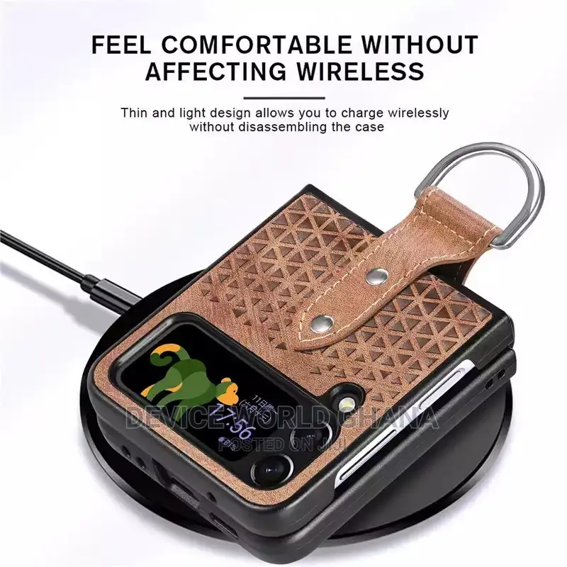 Sims Retro Leather Case for Samsung Z Flip 4