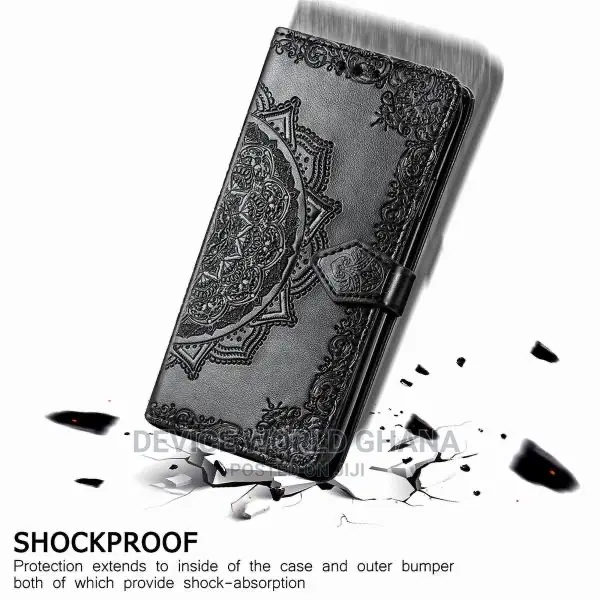 Mandala Embossed Leather Flip Case for Samsung Z Fold 4