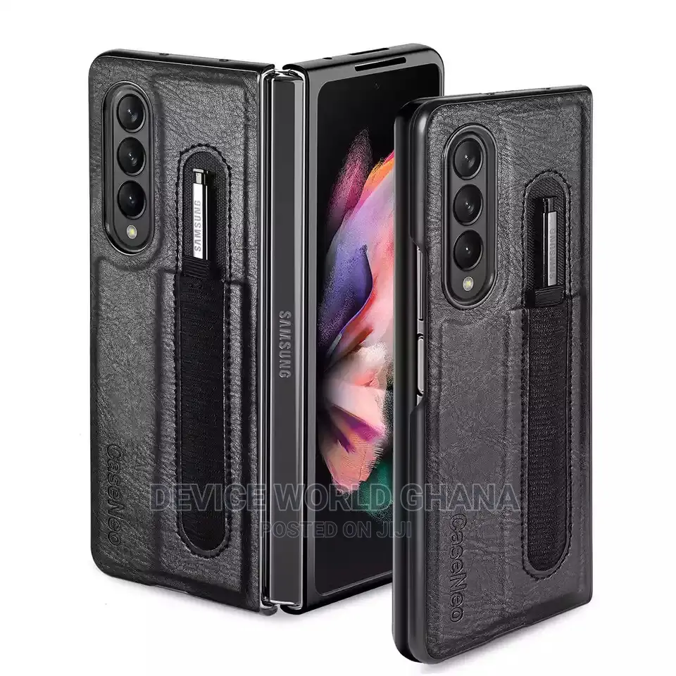 Caseneo Leather Case for Samsung Z Fold 4 and Z Fold 3