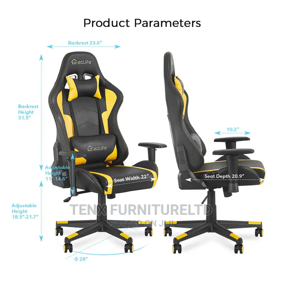 Gaming Racing Chair (Swivel Massage)