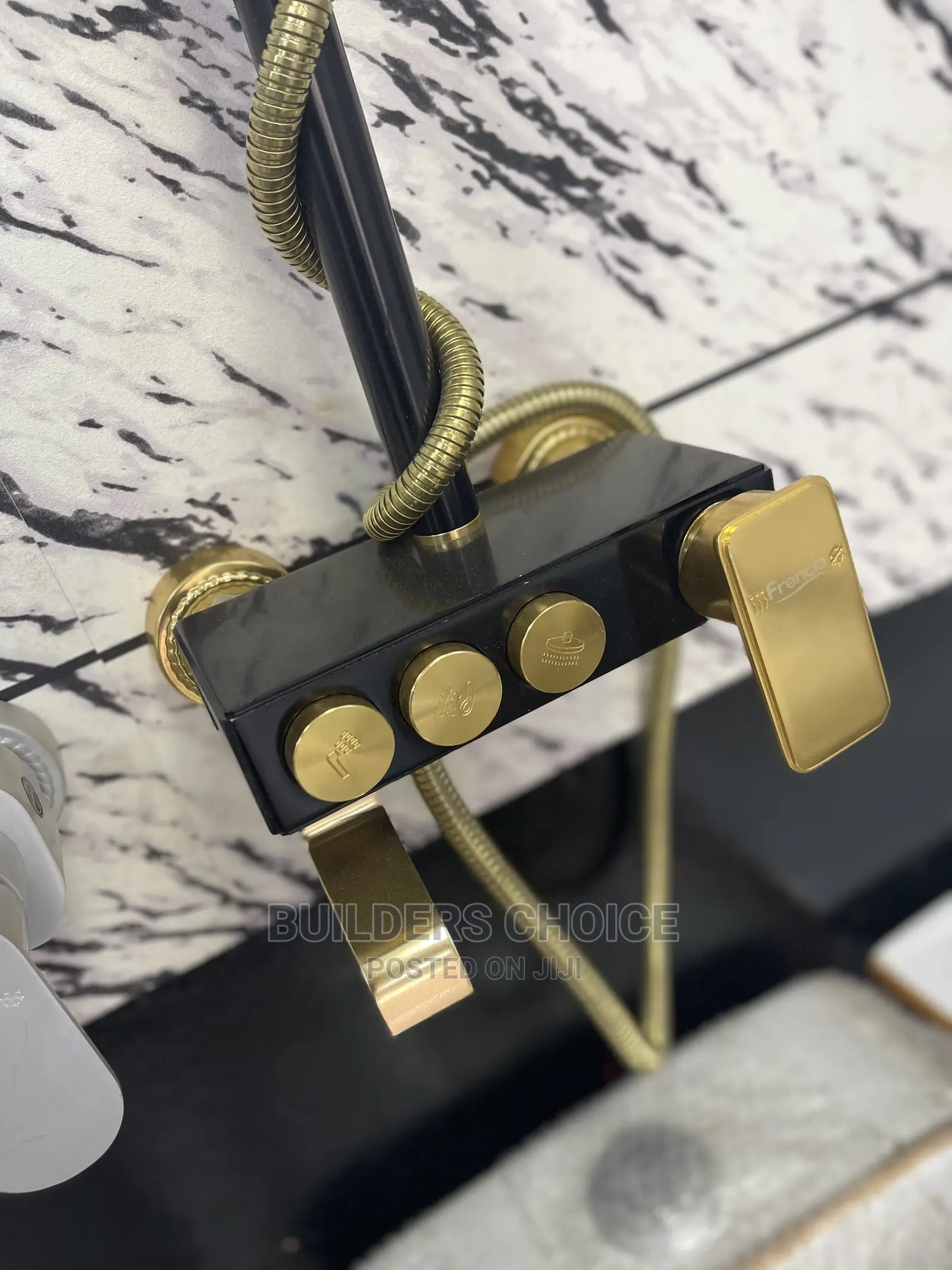 Nickel_ Big Shower _Telephone Shower Bathroom Accessories