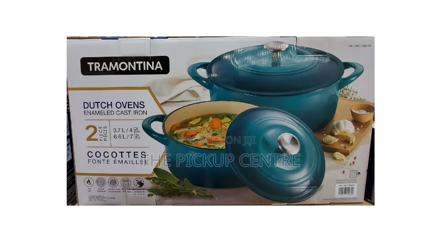 Tramontina Dutch Oven Set, 2-Pack ( Teal )