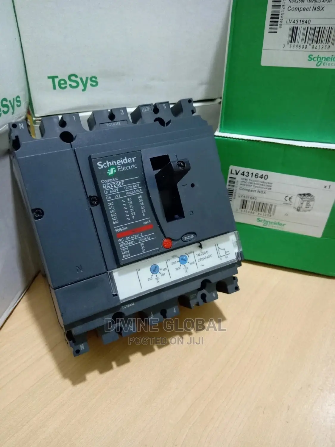 250a Schneider 4pole Circuit Breaker