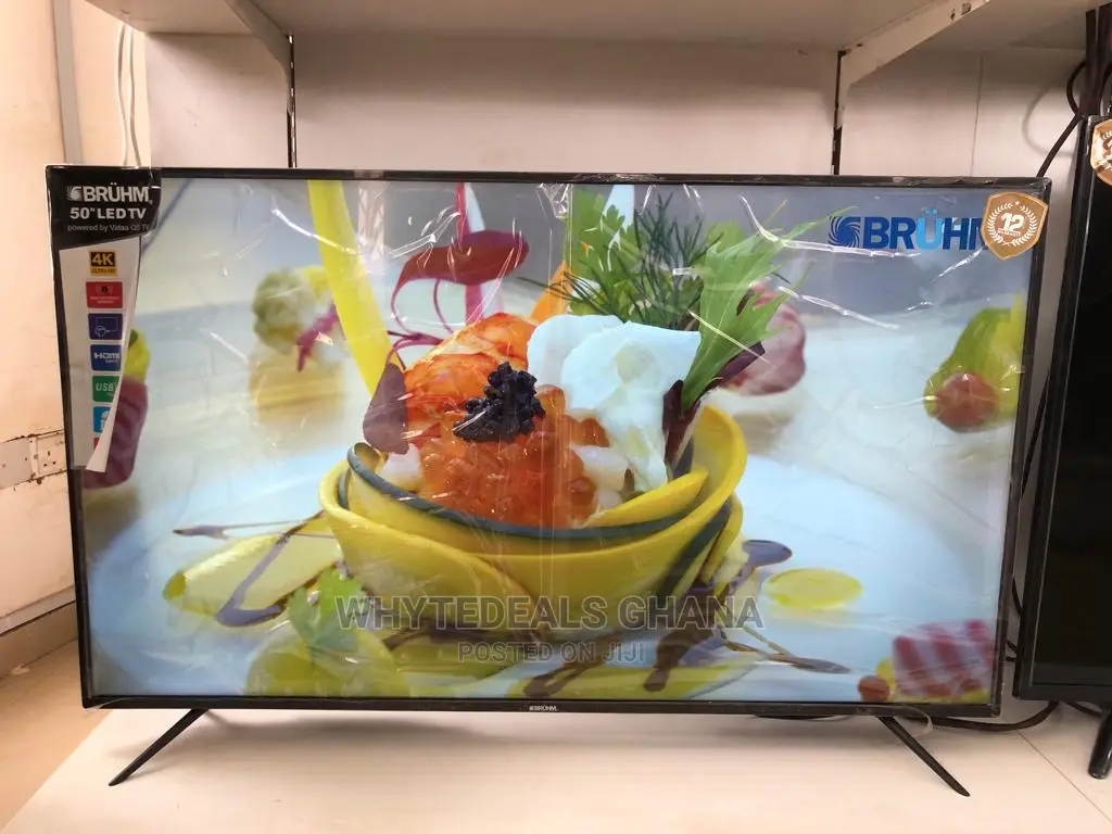 Bruhm 50 Inch 4K Uhd Smart Satellite LED TV