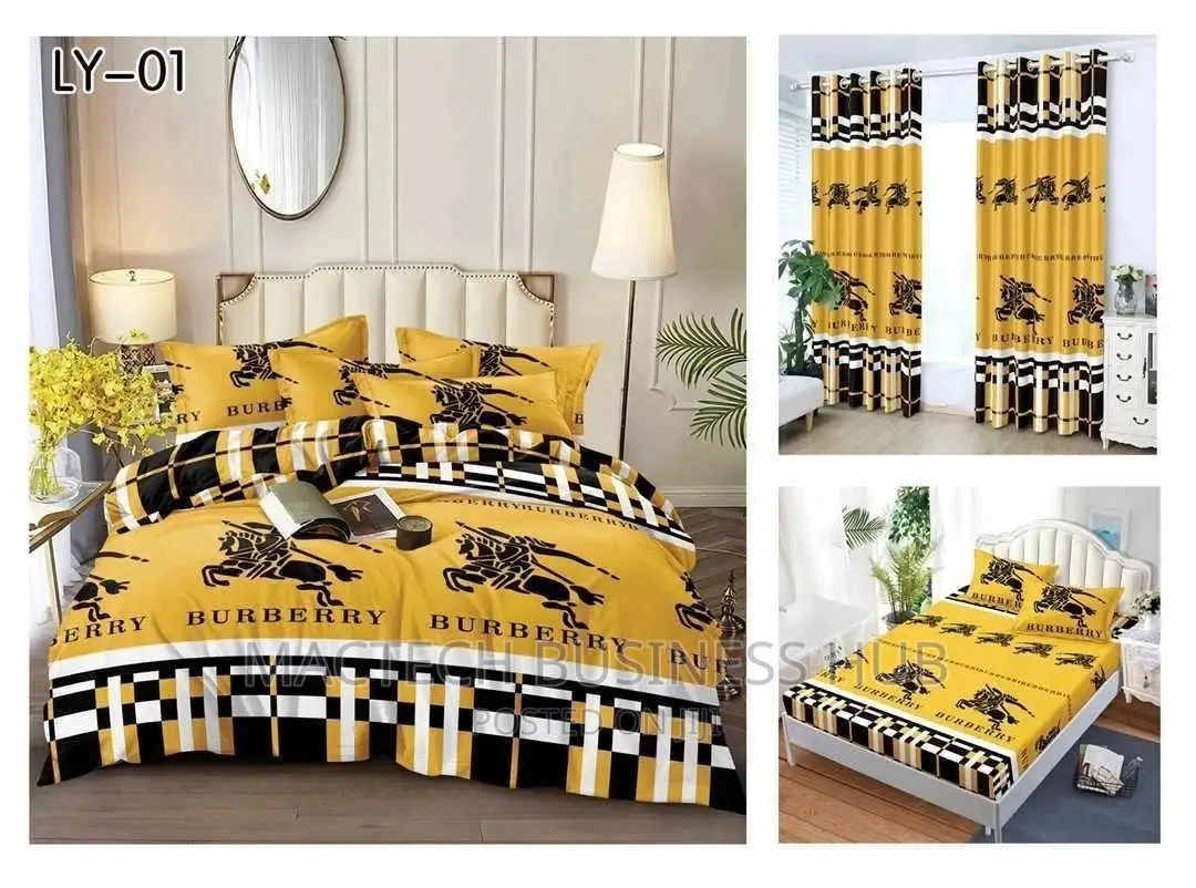 Bedsheet With Curtains