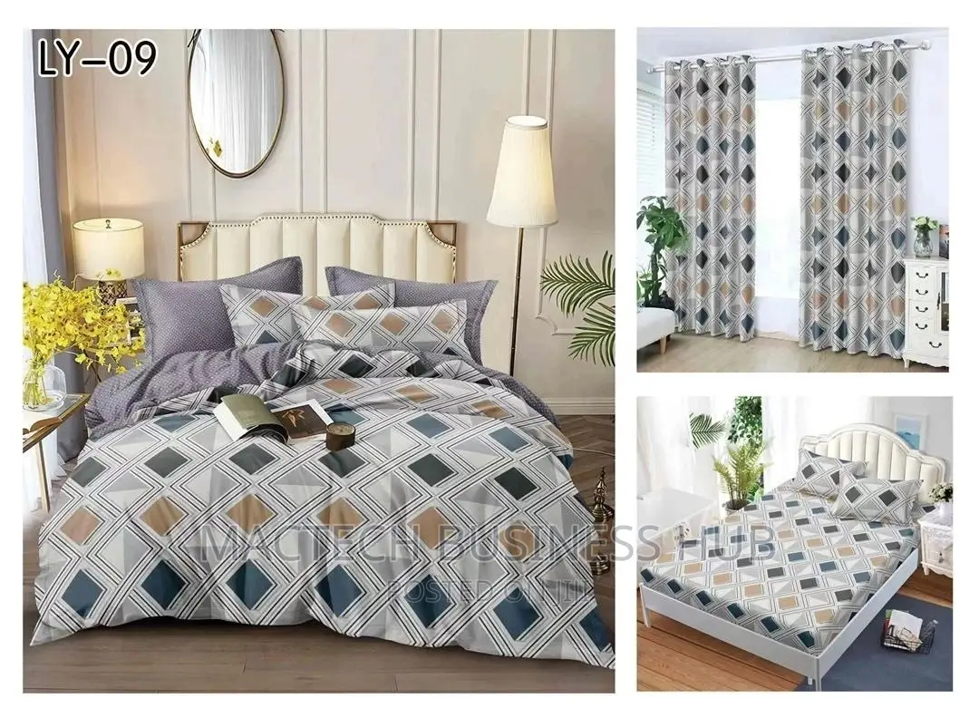 Bedsheet With Curtains
