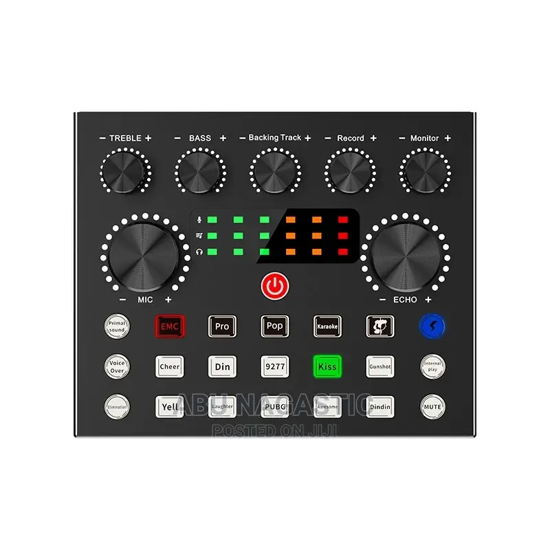 Condenser Microphone With Mixer Sound Card Bundle Set