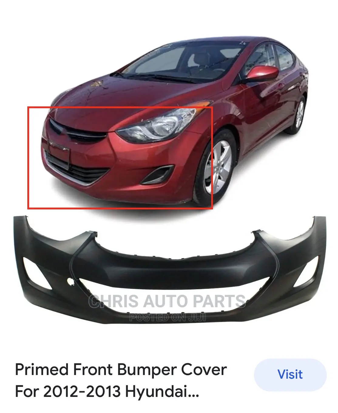 Elantra 11-13 Front Bumper