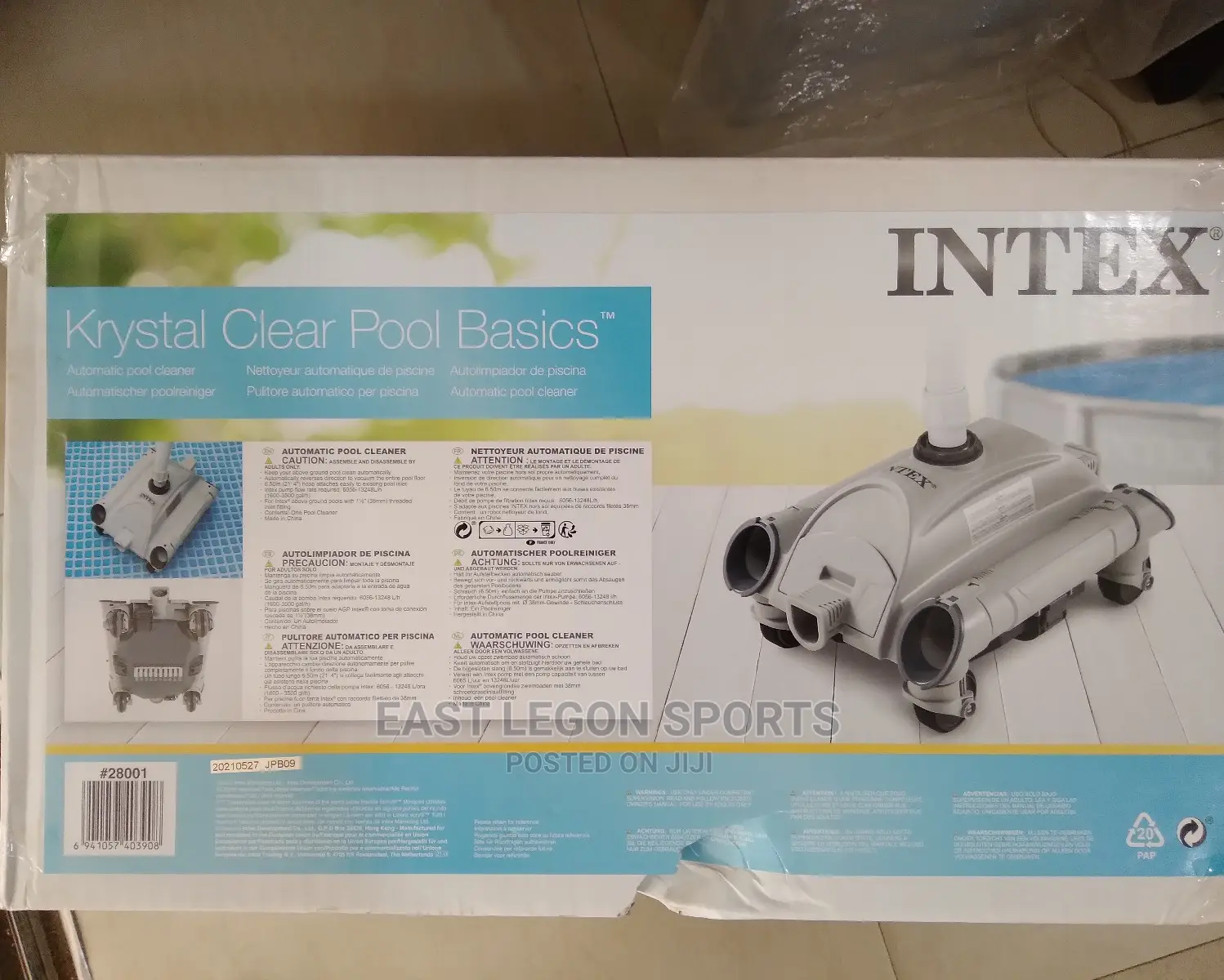 Intex Automatic Pool Cleaner Vacuum Swimming Maintenance