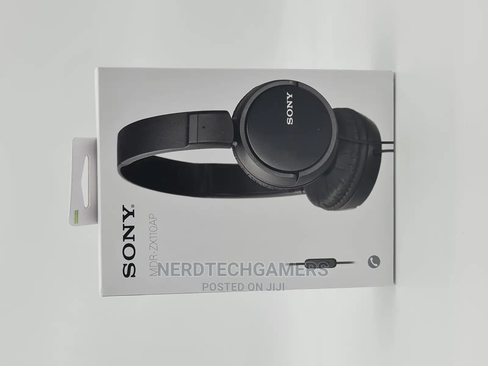 Sony ZX Series Wired on-Ear Headphones With Mic, Black MDR-Z