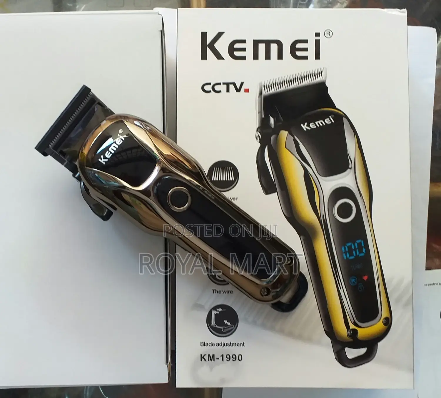 Kemei Professional Hair Clipper With Led Indicator