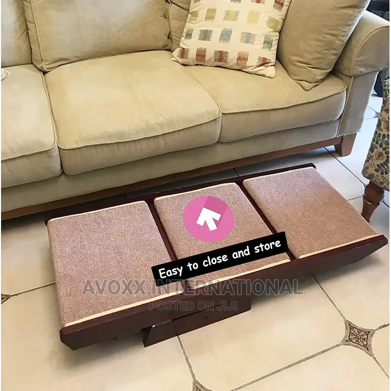 Pawland PAWLAND 3 Steps Pet Stairs for Dogs, Cats(Mahogany)