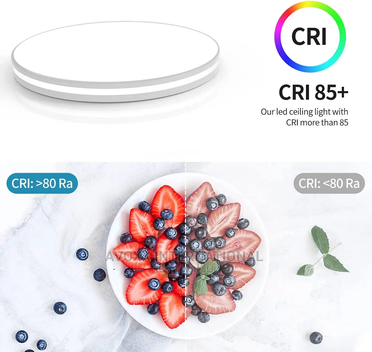 Led Ceiling Light Airand 12.6in Flush Mount Ceiling Light