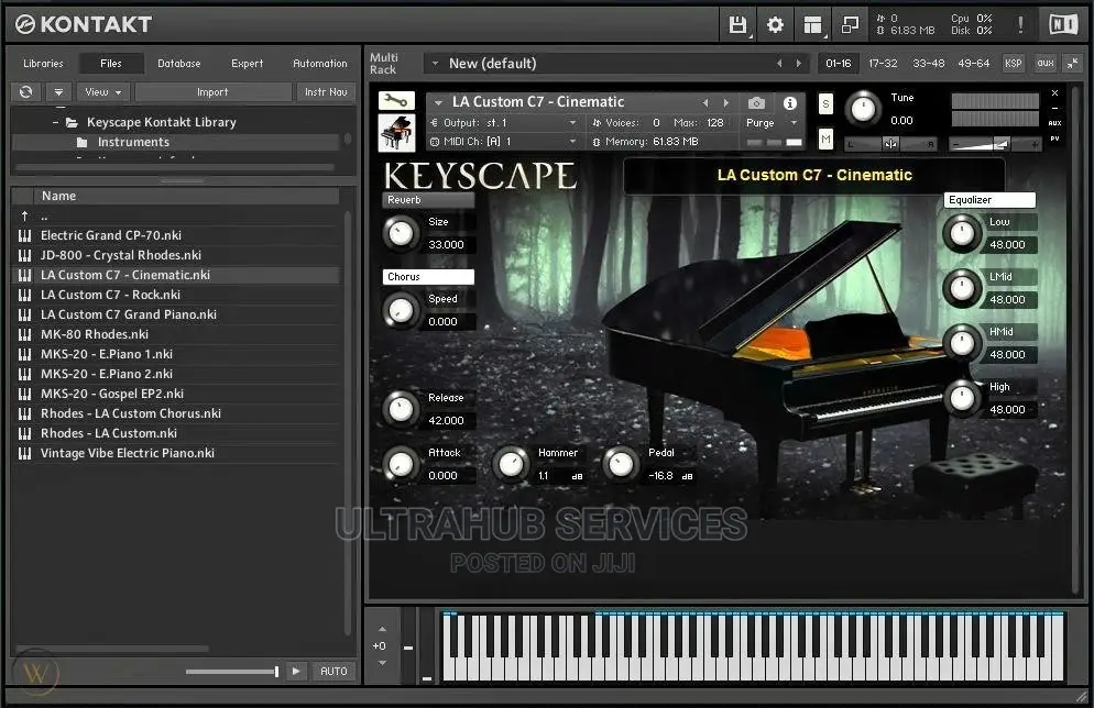 Spectrasonics Keyscape V1.3.3d + Factory for (Mac Windows)