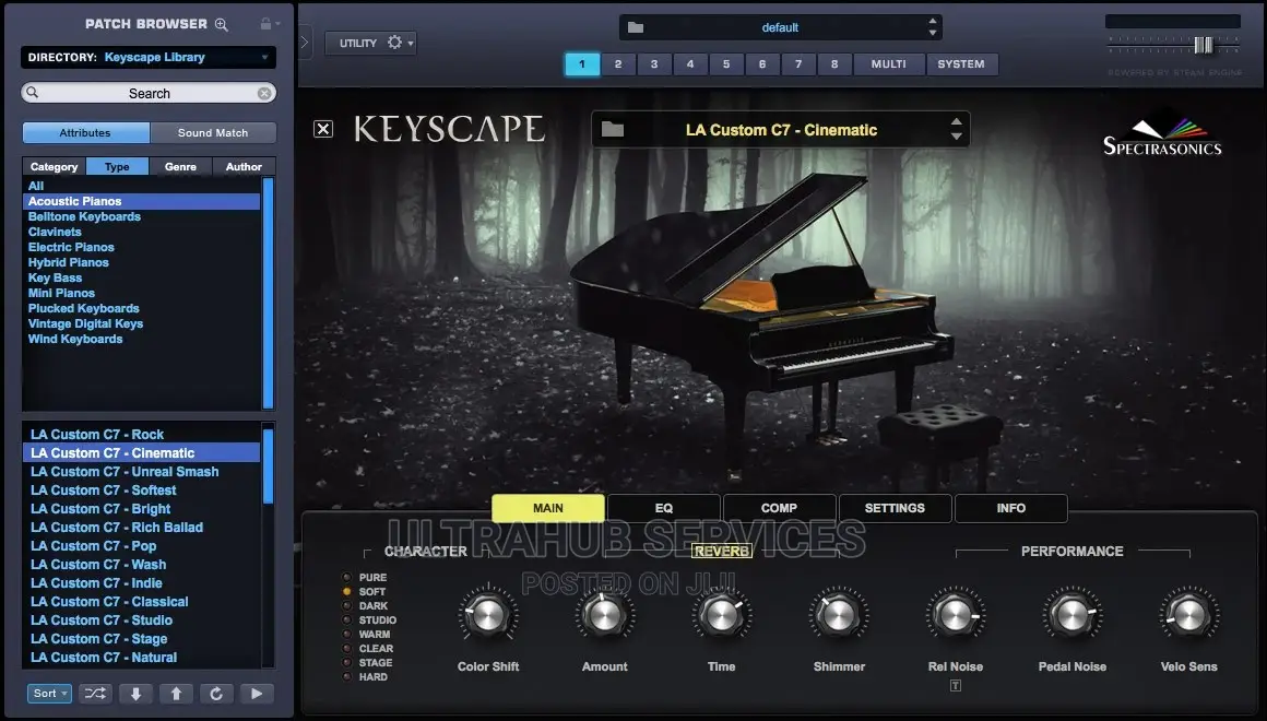 Spectrasonics Keyscape V1.3.3d + Factory for (Mac Windows)