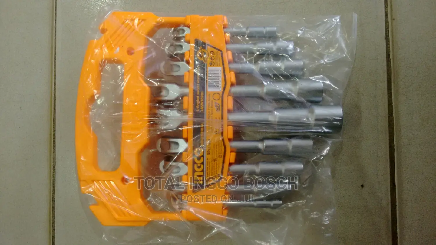 L-Angled Socket Wrench Set 9pcs Set