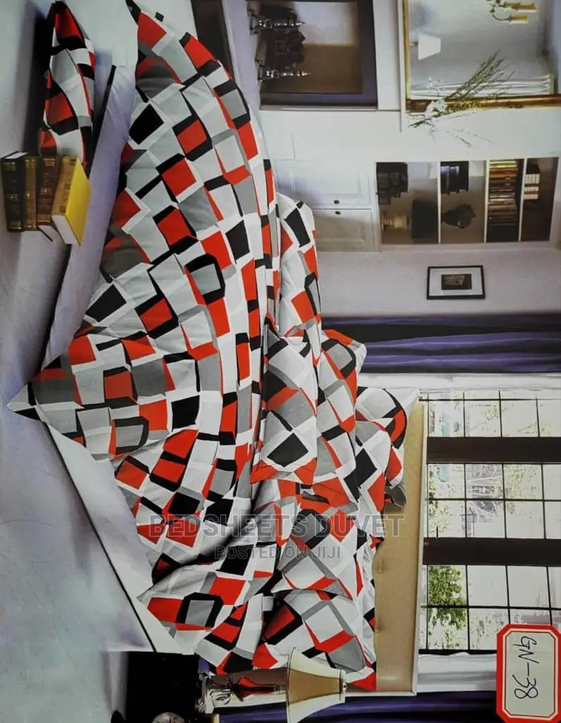 2 Cotton Sheets and 2 Pillow Cases