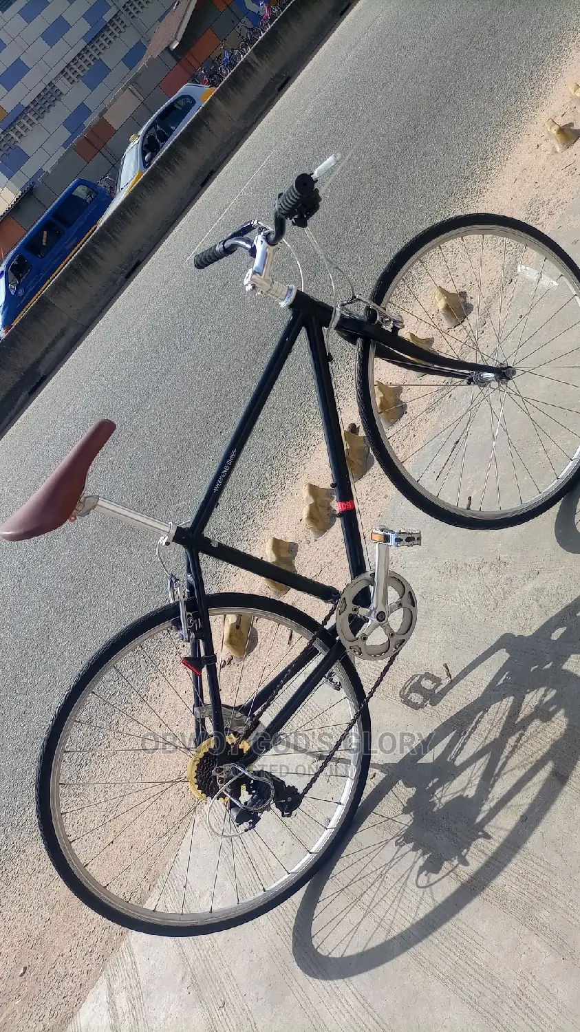 Black Sports Racer Bike