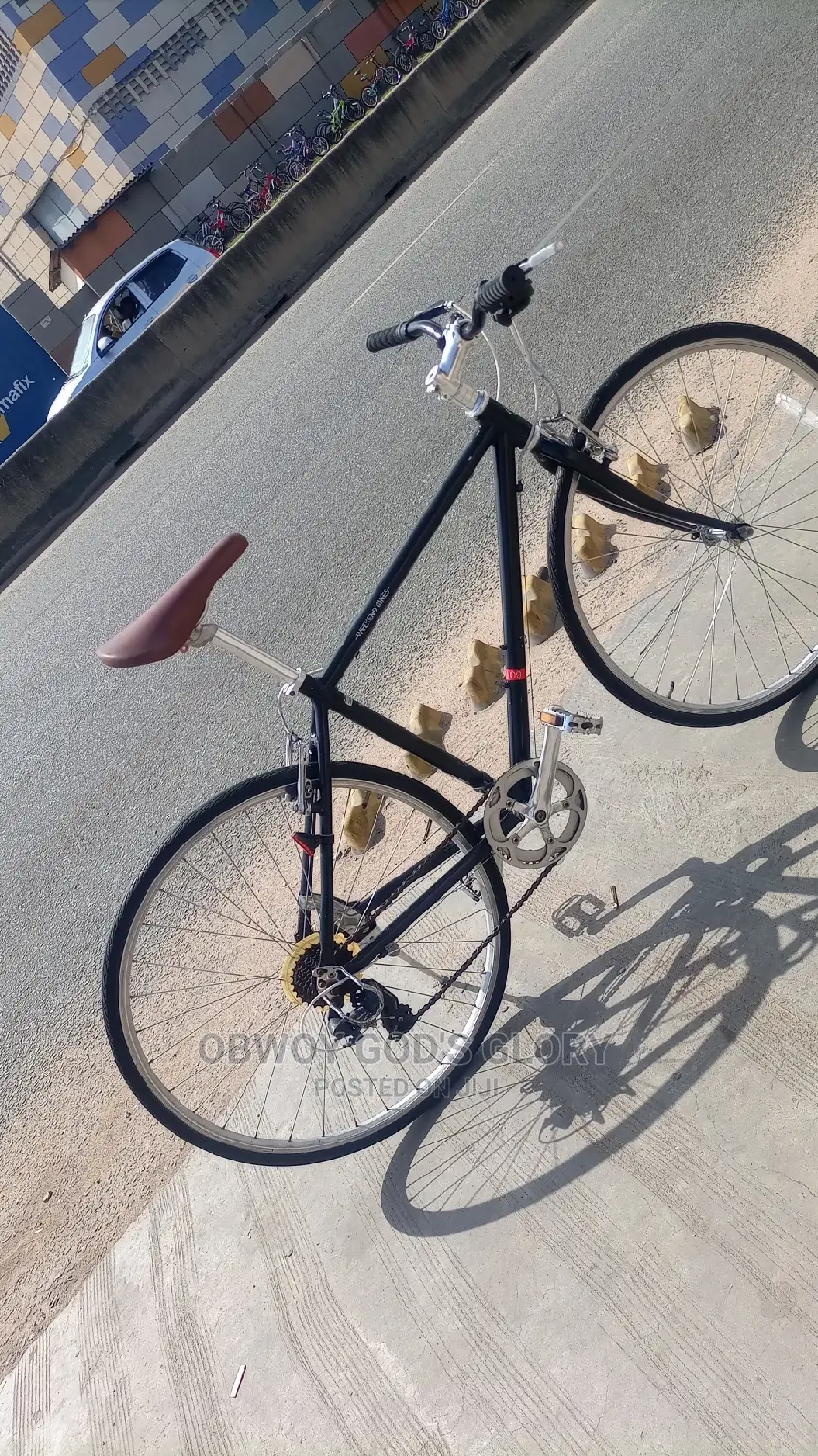 Black Sports Racer Bike