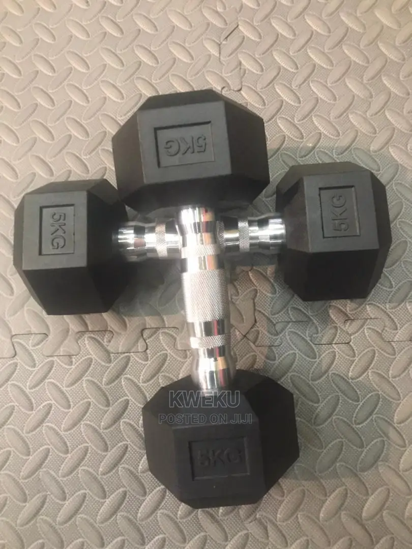 Hexagonal Dumbell 5kg Set