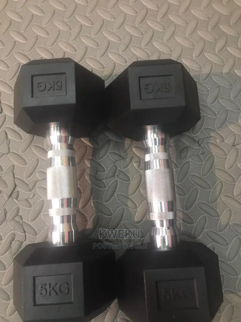Hexagonal Dumbell 5kg Set