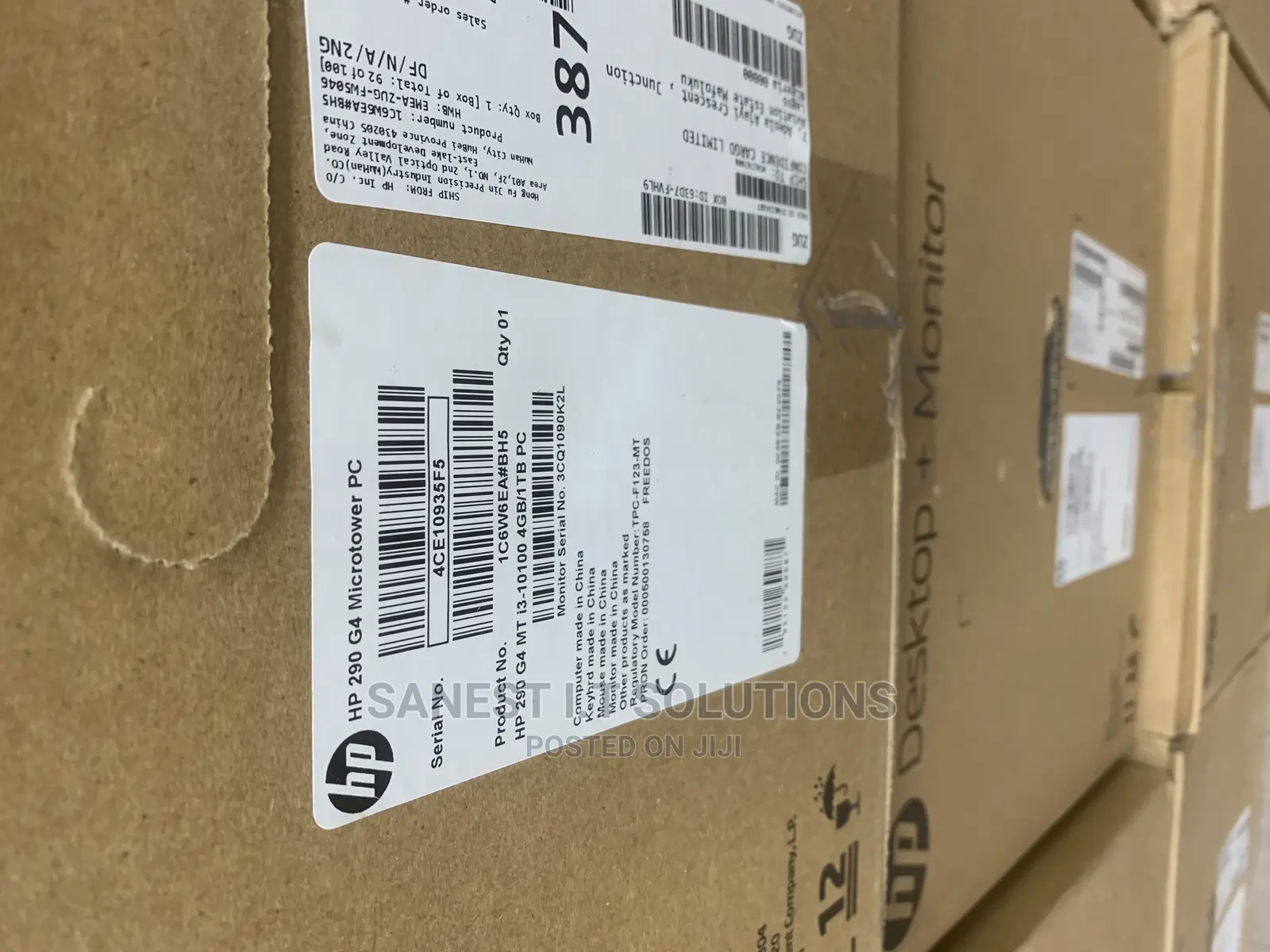 New Desktop Computer HP 290 G4 8GB Intel Core I3 SSD 256GB