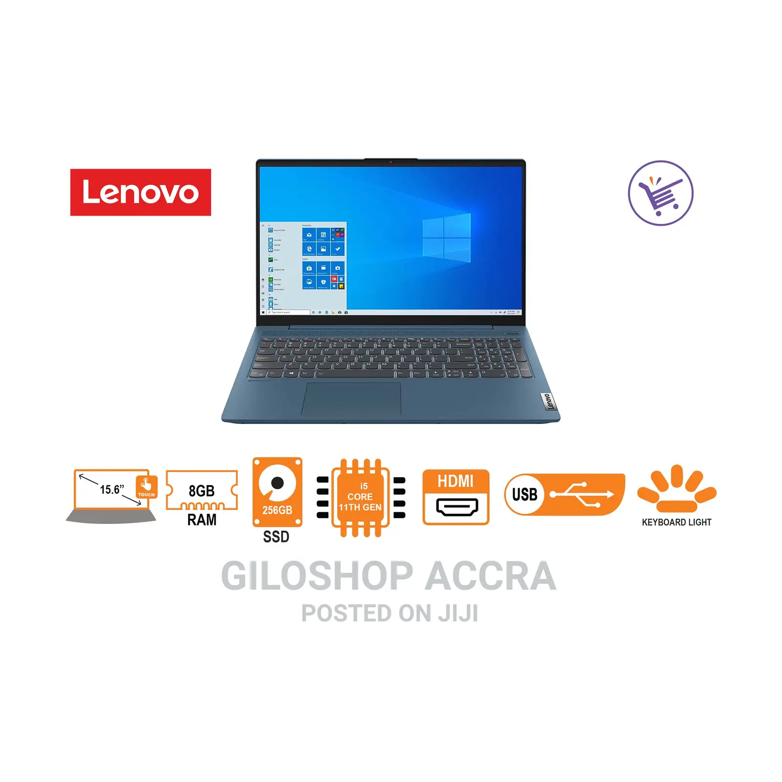 New Laptop Lenovo 8GB Intel Core I5 SSD 256GB