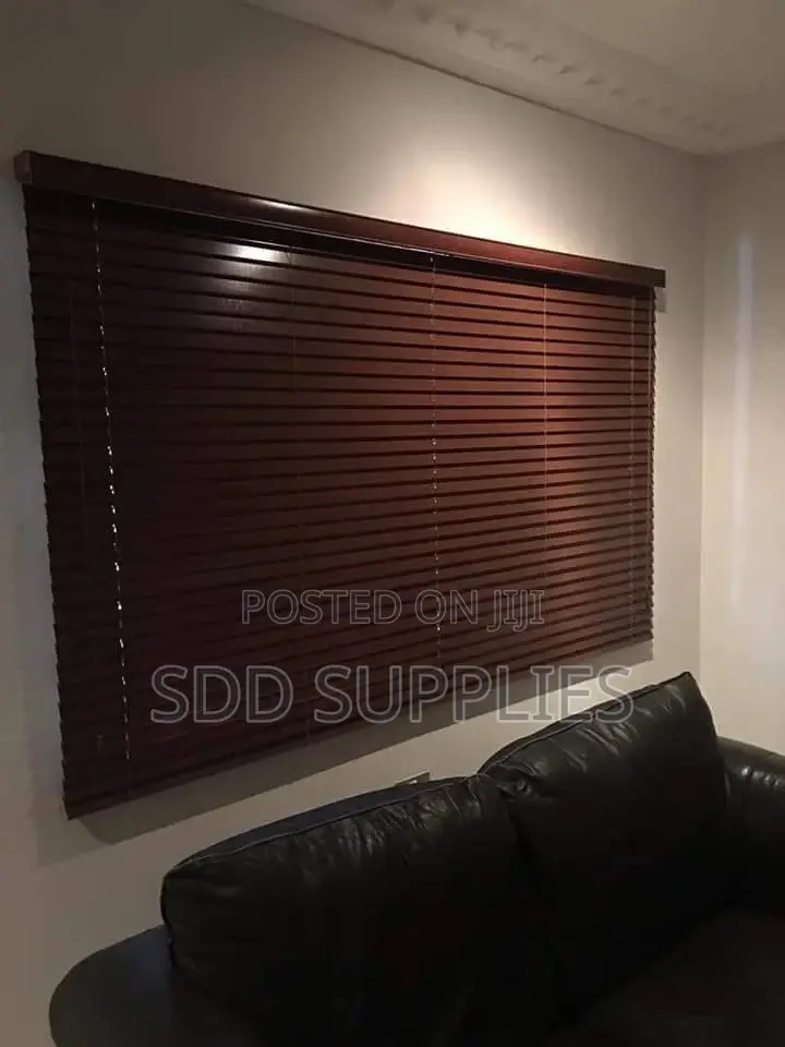 Wooden Blinds Curtains Luxurious Texture