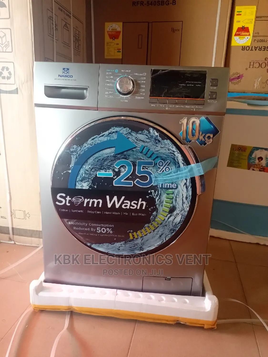 Nasco 12kg Front Load Washing Machine